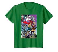 Dr Strange Comic Circles T-Shirt, Youth, Kelly Green, 4T