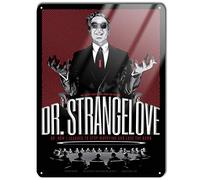 Dr. Strangelove or: How I Learned to Stop Worrying and Love The Bomb Tin Sign, Movie Vintage Metal Tin Sign, Wall Decor for Bars, Restaurants, Cafes, Pubs 12 x 8 Inch