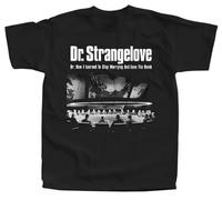 Dr. Strangelove T Shirt Tee V2 S Kubrick Poster S to 3XL Black M