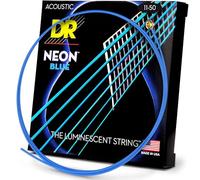 DR String NBA-11 Neon Blue Acoustic Strings Set