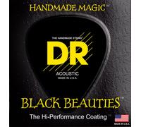 DR Strings Black Beauties Acoustic Medium