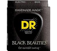 DR Strings BLACK BEAUTIES™ - BLACK Coloured Bass Strings: Heavy 50-110