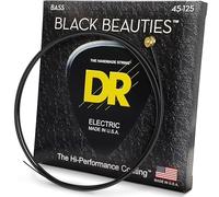 DR Strings BLACK BEAUTIES Series 5 String Bass Strings - Medium 45-125