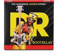 DR Strings BOOTZILLAS™ - CLEAR Coated Stainless Steel Bass Strings: Medium 45-105