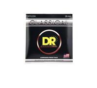 DR Strings CN-H Acoustic Classical Guitar Strings - Silver Plated, Hard Tension, Long-Lasting Performance