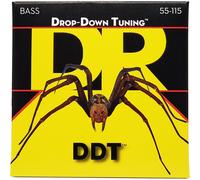 DR Strings DDT™ - Drop Down Tuning Bass Strings: Extra Heavy 55-115