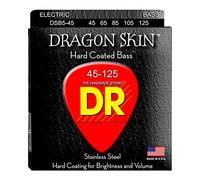 DR Strings DRAGON SKIN™ - CLEAR Coated Bass Strings: 5-String Medium 45-125