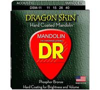 DR Strings Dragon Skin Clear Coated Mandolin Strings (11-15-26-40)