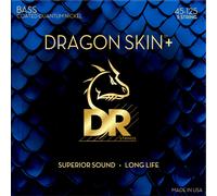 DR Strings Dragon Skin+ Coated Bass Strings 5-string Light 45-125 5-String Electric Bass Guitar Strings