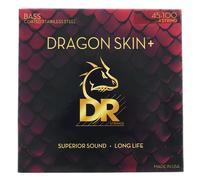 DR Strings DRAGON SKIN+ - Coated Stainless Steel Bass Strings - DBS-45/100 - Superior Sound with Comfortable Feel & Long Life: Medium Light 45-100