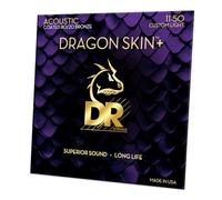 DR Strings Dragon Skin+ Coated 80/20 Custom Light 11-50 Guitar strings