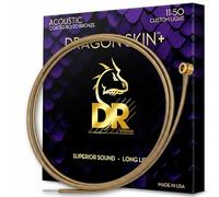 DR Strings Dragon Skin+ Coated 80/20 Custom Light 11-50 Guitar strings