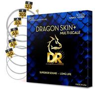 DRAGON SKIN+™ - Coated Quantum Nickel Bass Strings - DBQM6-30 - Superior Sound with Comfortable Feel & Long Life: 6 String Multi-Scale Medium 30-125