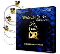 DR Strings Dragon Skin+ Series Quantam Nickel Coated Bass Strings - Medium Mulit Scale 45-105 Tap
