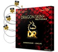 DRAGON SKIN+ - Coated Stainless Steel Bass Strings - DBSM-45 - Superior Sound with Comfortable Feel & Long Life: Multi-Scale Medium 45-105