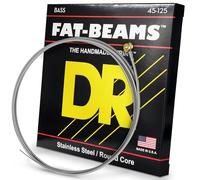 DR Strings FAT-BEAM™ - Stainless Steel Bass Strings: 5-String Medium 45-125