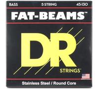 DR Strings FAT-BEAM Series 5 String Bass Strings - Medium 45-130
