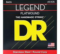 DR Strings Flatwound Stainless Steel Round Core Bass 45-105 Strings