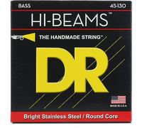 DR Strings Hi-Beam Round Core Bass Medium 5 String | 5-string Medium-Heavy gauge for X-long scale basses - powerful HI-BEAM tension and bright tone for extended reach.