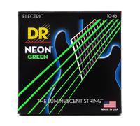 DR Strings Hi-Def Neon Green Electric Medium