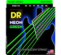 DR Strings Hi-Def Neon Green Electric Medium