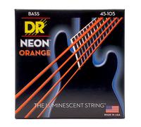 DR Strings Hi-Def Neon Orange Bass Medium