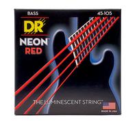 DR Strings Hi-Def Neon Red Bass Medium