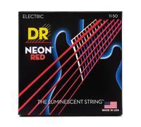 DR Strings Hi-Def Neon Red Electric Heavy
