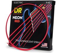 DR Strings Hi-Def Neon Red Electric Lite