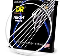 DR Strings Hi-Def Neon White Acoustic Lite