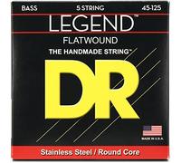 DR Strings Legend Flatwound Bass Medium 5 String Black