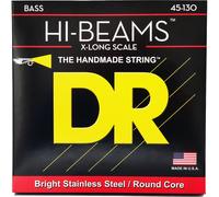 DR Strings LMR5-130 Hi-Beams Medium to Heavy 45-130 Extra-Long-Scale 5-String Bass Guitar Strings