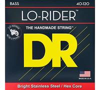DR Strings LO-RIDER™ - Stainless Steel Bass Strings: 5-String Light 40-120