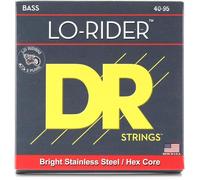 DR Strings MUSIC Lo Riders E-Bass Steel | Hex core, tighter attack, high precision, powerful sound, made in the USA