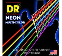 DR Strings HI-DEF NEON™ - MULTI-COLOUR Coloured Electric Guitar Strings: Light 9-42