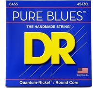 DR Strings PB5-130 Pure Blues Medium to Heavy 45-130 5-String Bass Guitar Strings