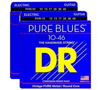 DR Strings PHR-10 Pure Blues Electric 10-46 2 Pack Bundle