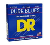 DR Strings Pure Blues PHR-10 3Pack