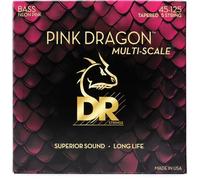 DR Strings Pink Dragon Electric Bass Guitar Strings - .045-.125 Medium