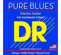 DR PHR-11 Strings PURE BLUES™ - Pure Nickel Electric Guitar Strings: Heavy 11-50, Silver