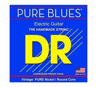 DR Strings PURE BLUES Pure Nickel 12-52 Electric Guitar Strings, Jazz