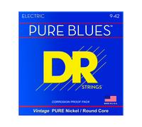 DR Strings PURE BLUES Pure Nickel 9-42 Electric Guitar Strings PHR-9
