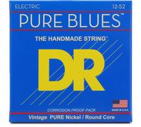 DR Strings PURE BLUES - Pure Nickel Electric Guitar Strings: Extra He
