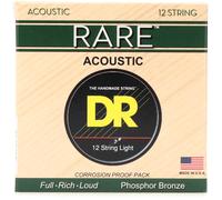 DR Strings RARE - Phosphor Bronze Acoustic Guitar Strings: 12-String