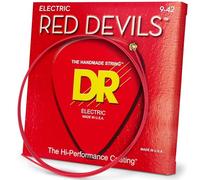 DR Strings RDE9 9-42 Lite Set Handmade Red Devils Coated Electric Strings