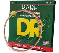 DR Strings RPB545 45-125 Medium Set Handmade Rare Coated 5-String Bass Strings