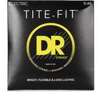 DR Strings TITE-FIT™ - Nickel Plated Electric Guitar Strings: Light to Medium 9-46