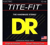 DR Strings TITE-FIT™ - Nickel Plated Electric Guitar Strings: Medium 10-46
