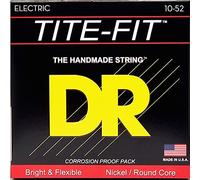 DR Strings TITE-FIT™ - Nickel Plated Electric Guitar Strings: Medium to Heavy 10-52