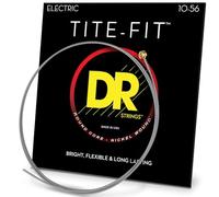 DR Strings TITE-FIT™ - Nickel Plated Electric Guitar Strings: Medium to Super Heavy 10-56